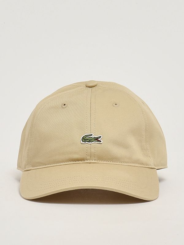Casquette en sergé de coton Beige Lacoste