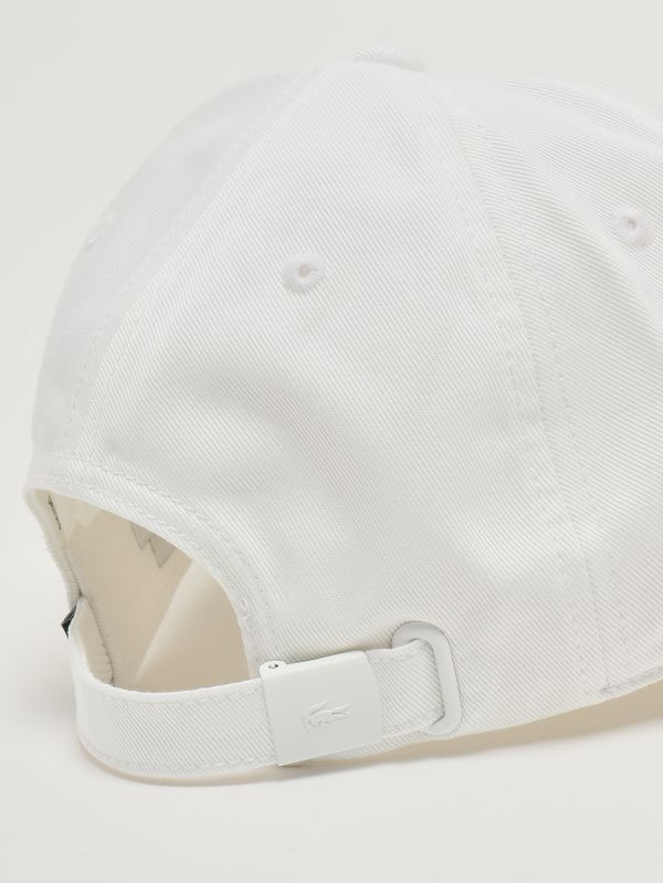 3. Casquette en sergé de coton Blanc Lacoste rk0491