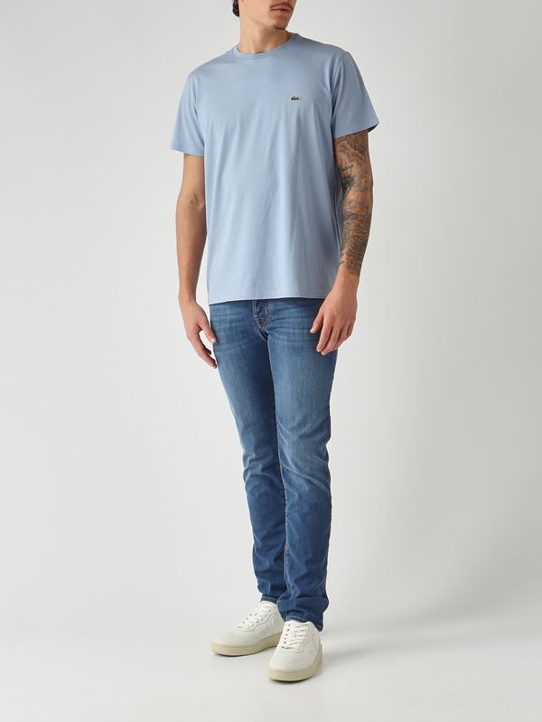 2. Men's T-shirt in Pima cotton Pastel Blue Lacoste th6709
