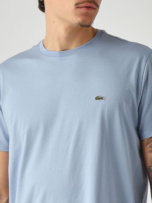 5. Men's T-shirt in Pima cotton Pastel Blue Lacoste th6709