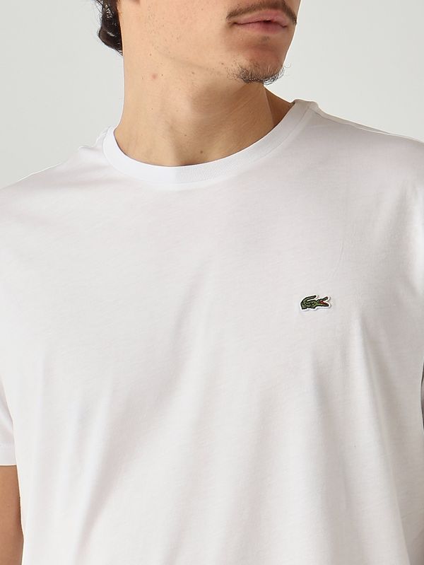 5. Men's T-shirt in Pima cotton White Lacoste th6709