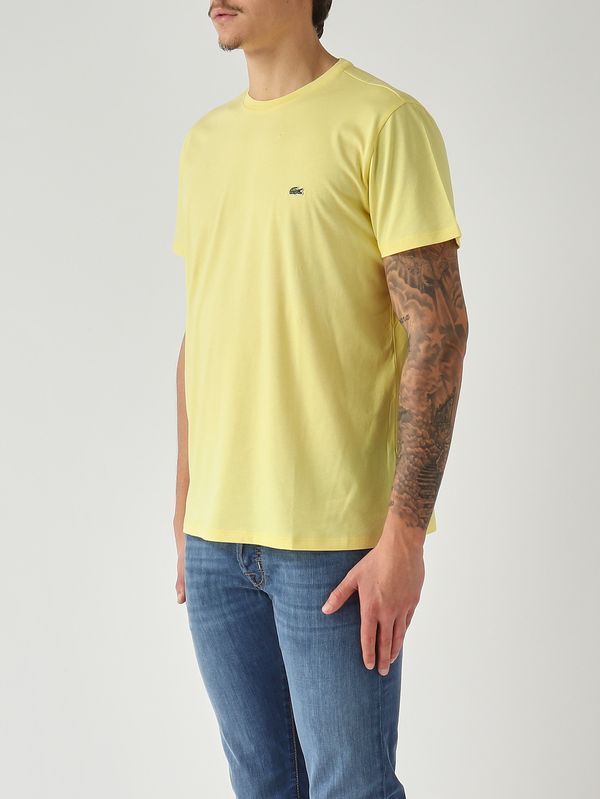 3. Herren-T-Shirt aus Pima-Baumwolle Hellgelb Lacoste th6709