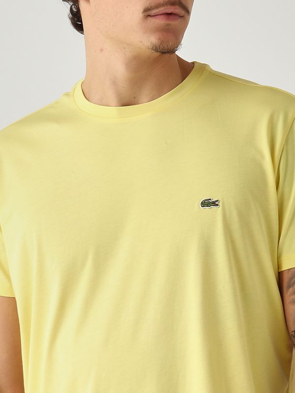 5. Herren-T-Shirt aus Pima-Baumwolle Hellgelb Lacoste th6709