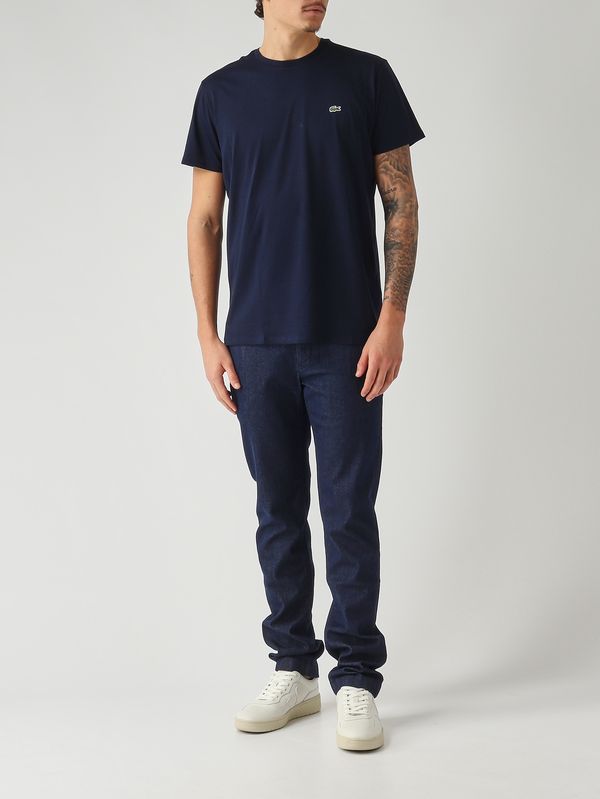 2. T-shirt en coton Pima pour homme Marine Lacoste th6709
