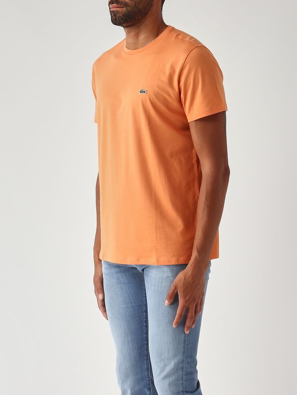 3. Herren-T-Shirt aus Pima-Baumwolle Orange Lacoste th6709