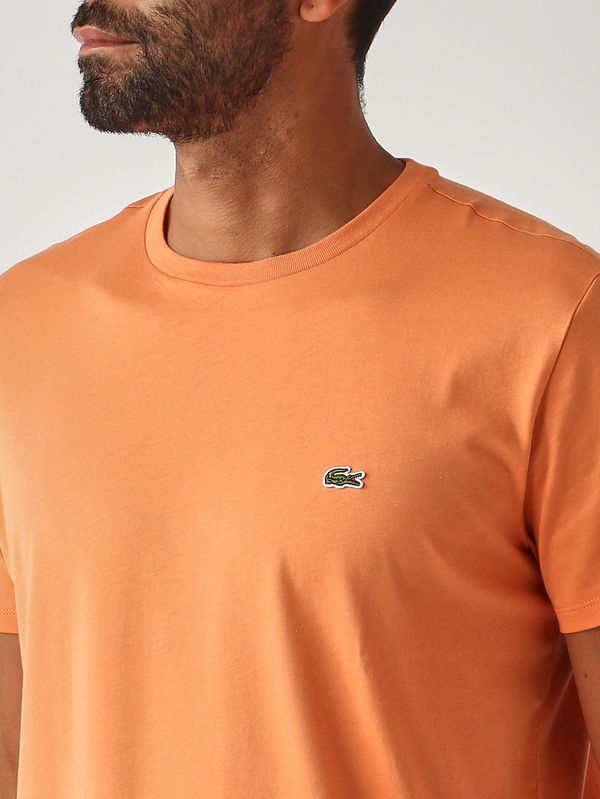 5. Herren-T-Shirt aus Pima-Baumwolle Orange Lacoste th6709