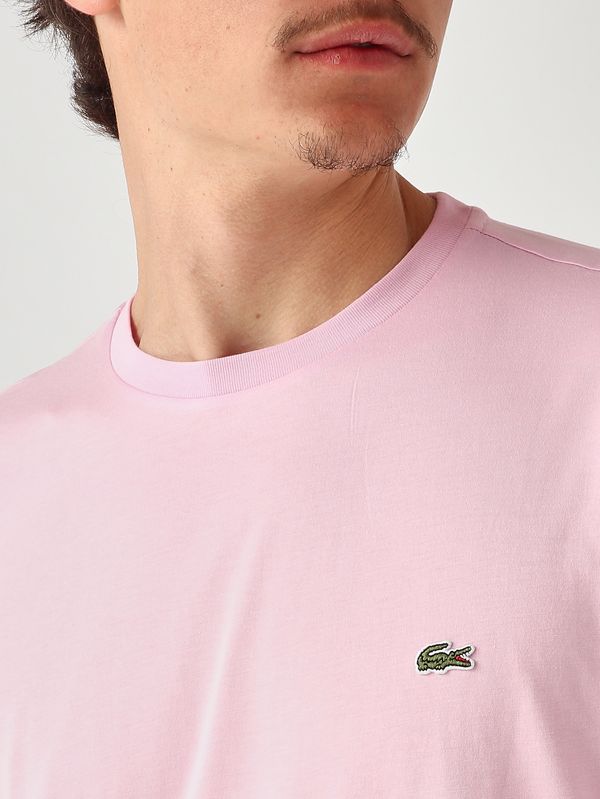 5. Camiseta para hombre de algodón Pima Rosa Lacoste th6709