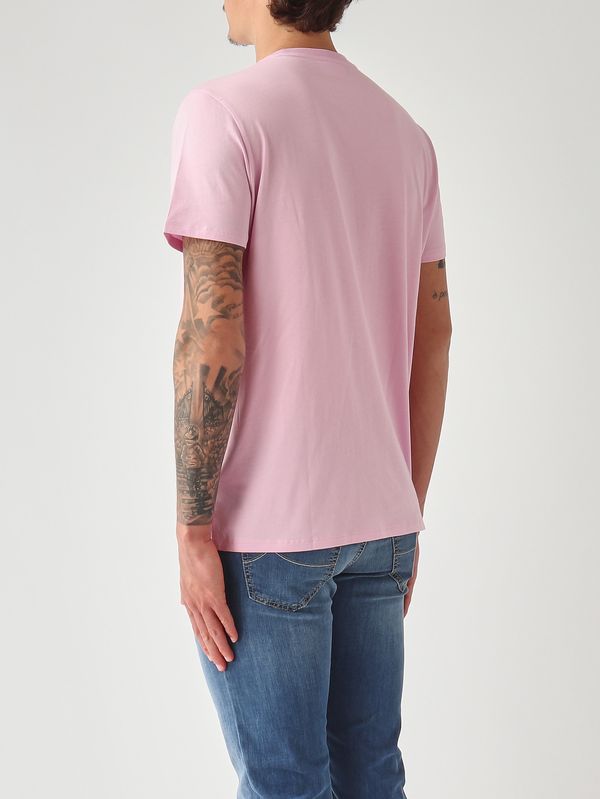 4. Camiseta para hombre de algodón Pima Rosa Lacoste th6709