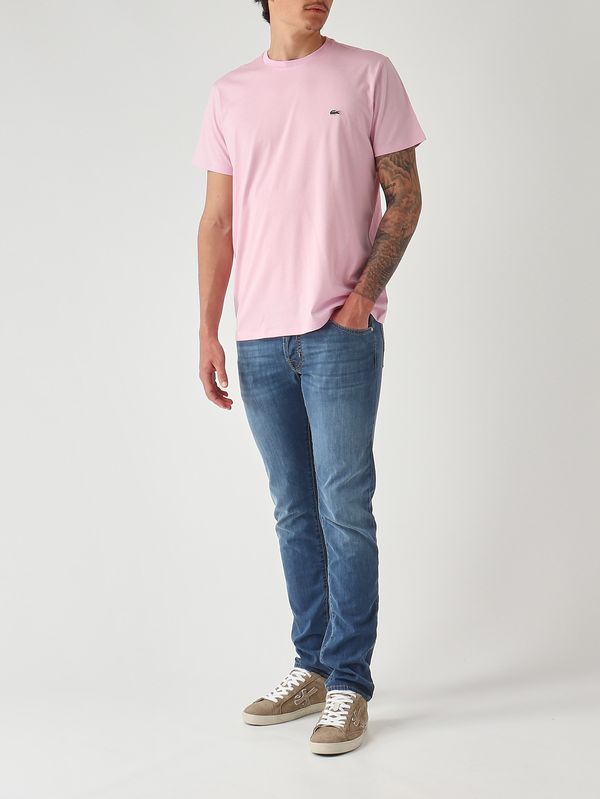 2. Camiseta para hombre de algodón Pima Rosa Lacoste th6709