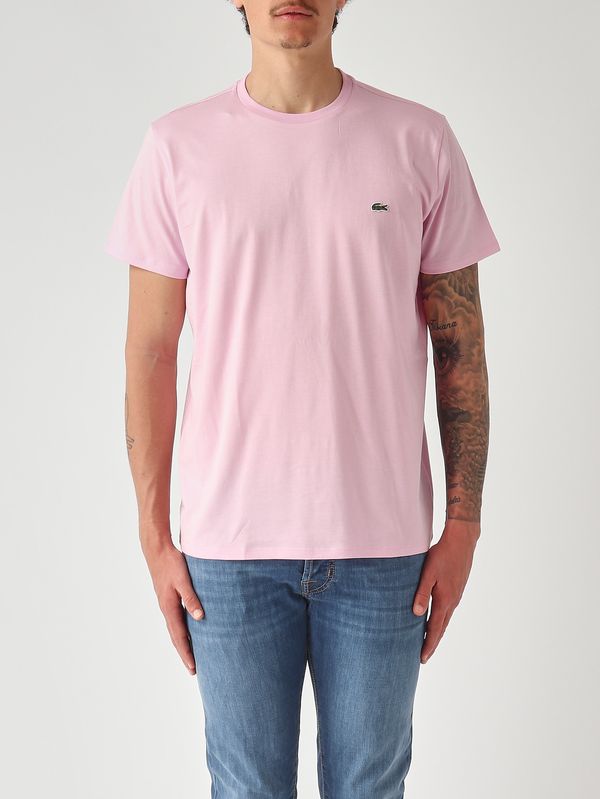 Men's T-shirt in Pima cotton Pink Lacoste