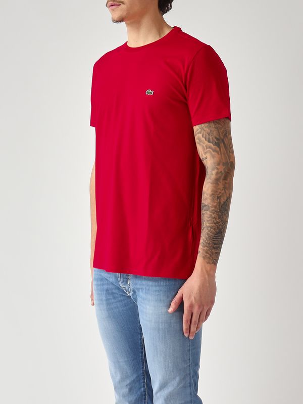 2. Herren-T-Shirt aus Pima-Baumwolle Rot Lacoste th6709