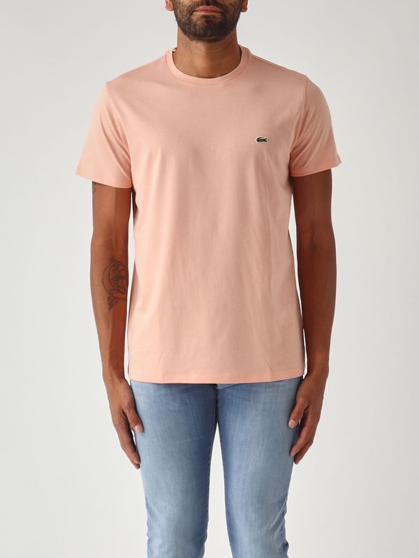 Men's T-shirt in Pima cotton Salmon Lacoste