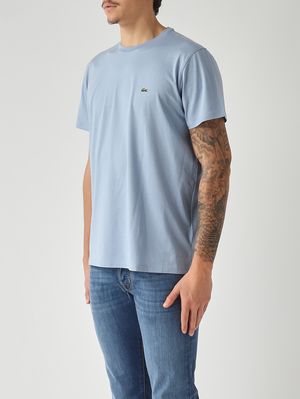 3. Men's T-shirt in Pima cotton Pastel Blue