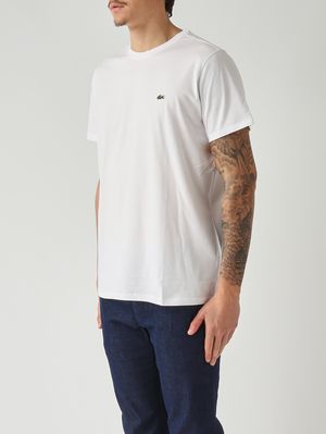 3. Men's T-shirt in Pima cotton White