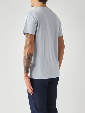 4. Men's T-shirt in Pima cotton Sky