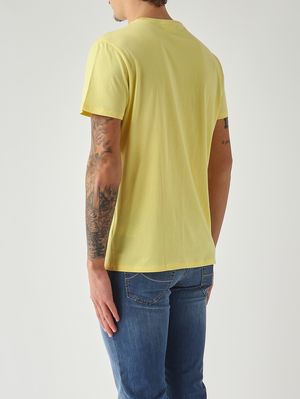 4. Herren-T-Shirt aus Pima-Baumwolle Hellgelb