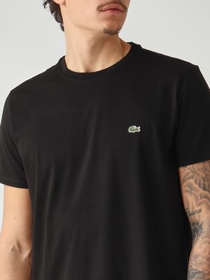 4. Herren-T-Shirt aus Pima-Baumwolle Schwarz