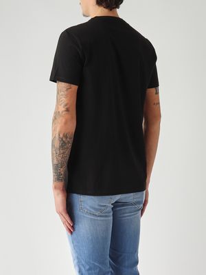 3. Herren-T-Shirt aus Pima-Baumwolle Schwarz