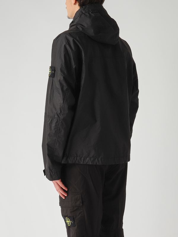 4. Men's jacket in lightweight three-layer technical fabric Black Stone Island l1s154100004s0a21