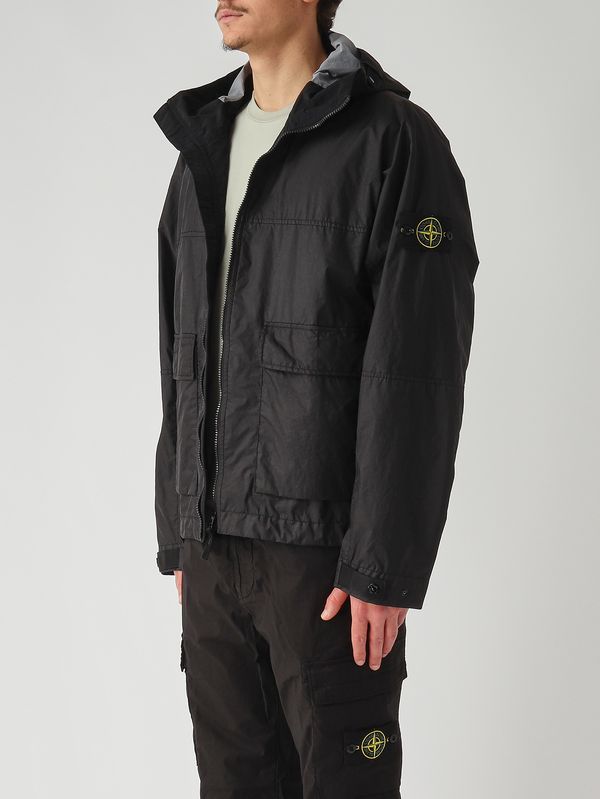 3. Men's jacket in lightweight three-layer technical fabric Black Stone Island l1s154100004s0a21