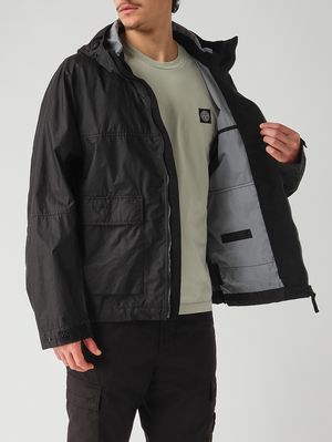5. Men's jacket in lightweight three-layer technical fabric Black