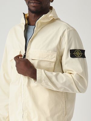 5. Herrenjacke aus Bio-Baumwolltwill Elfenbein