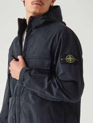5. Herrenjacke aus Bio-Baumwolltwill Marineblau