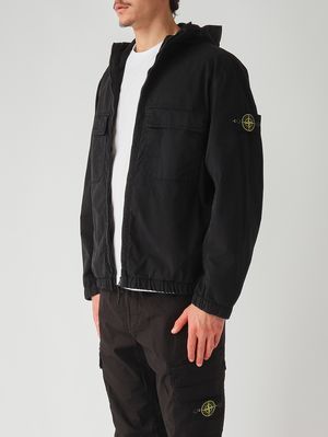 3. Herrenjacke aus Bio-Baumwolltwill Schwarz