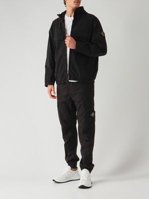 2. Herrenjacke aus Bio-Baumwolltwill Schwarz
