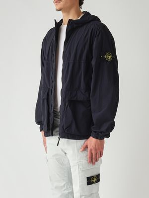 3. Herrenparka aus recyceltem Nylongewebe Marineblau