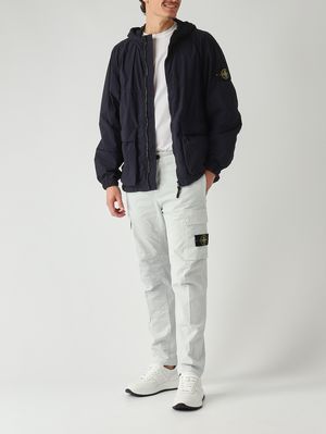 2. Herrenparka aus recyceltem Nylongewebe Marineblau