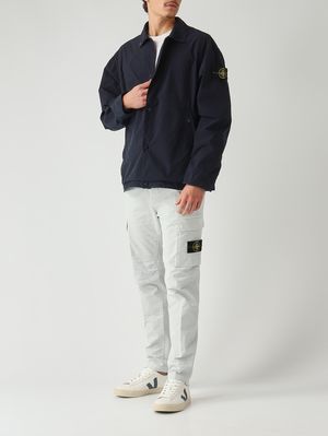 2. Veste Coach en toile légère pour homme Bleu marine