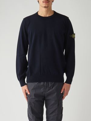 1. Men's organic cotton sweater Navy