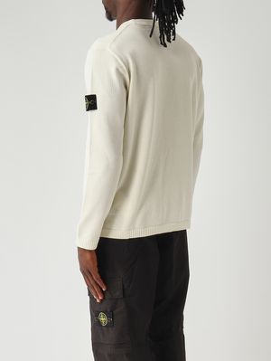 4. Men's organic cotton sweater Ivory