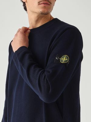 5. Men's organic cotton sweater Navy