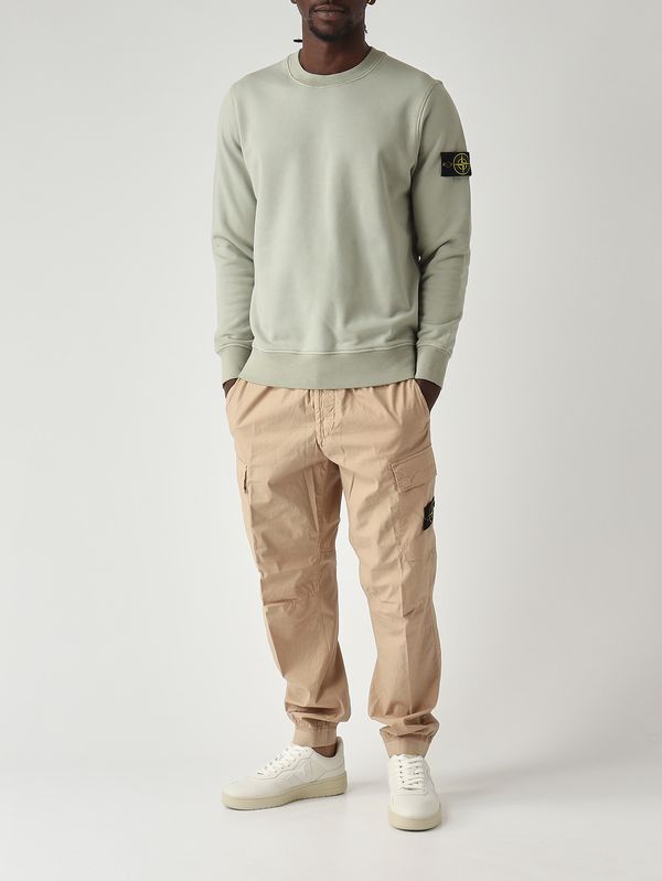 2. Sudadera para hombre de algodón orgánico Salvia Stone Island l1s156100060s0051