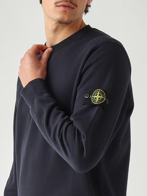 5. Felpa uomo in cotone biologico Navy