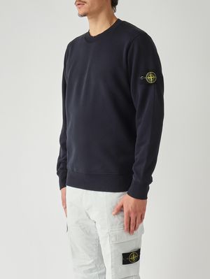 3. Felpa uomo in cotone biologico Navy