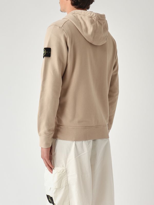 4. Felpa uomo in cotone biologico Beige Scuro Stone Island l1s156100061s0051
