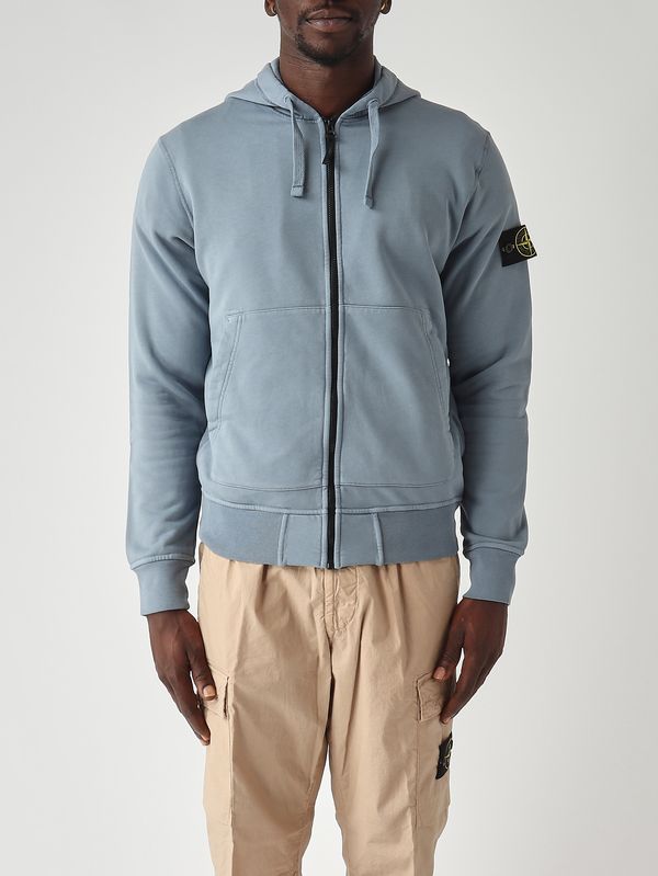 1. Sweat-shirt en coton biologique pour homme Avio Chiaro Stone Island l1s156100061s0051