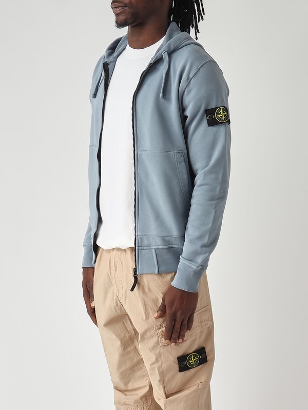 3. Sweat-shirt en coton biologique pour homme Avio Chiaro Stone Island l1s156100061s0051
