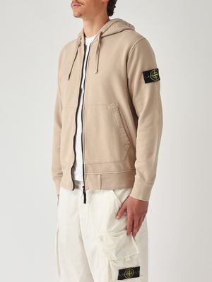 3. Felpa uomo in cotone biologico Beige Scuro