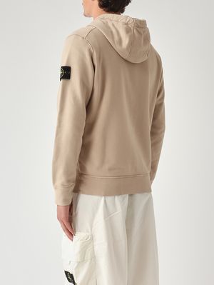 4. Felpa uomo in cotone biologico Beige Scuro