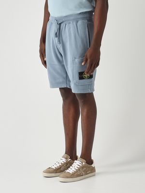 3. Pantalón corto de hombre en felpa de algodón orgánico Claro Avio
