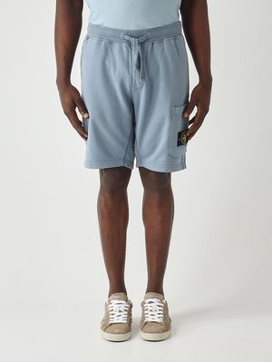 1. Pantalón corto de hombre en felpa de algodón orgánico Claro Avio