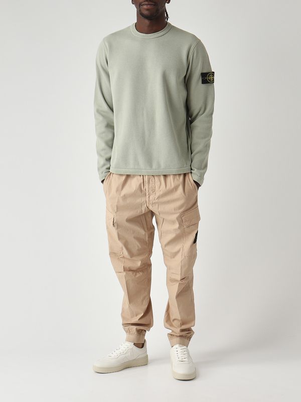 2. Herren-Sweatshirt aus Bio-Baumwolle Salbei Stone Island l1s156100011s0297