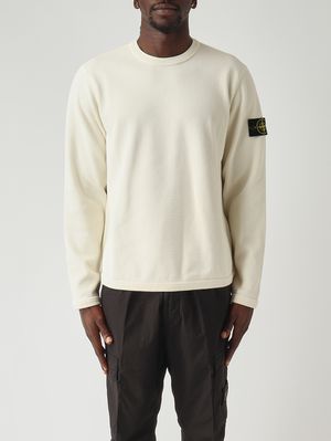 1. Herren-Sweatshirt aus Bio-Baumwolle Elfenbein