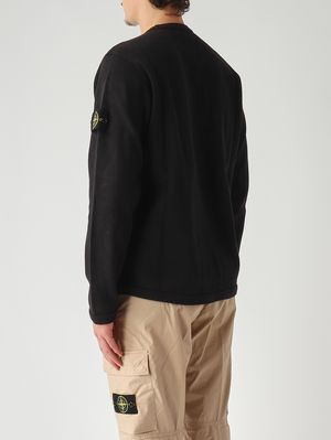 4. Herren-Sweatshirt aus Bio-Baumwolle Schwarz