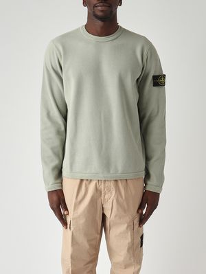 1. Herren-Sweatshirt aus Bio-Baumwolle Salbei