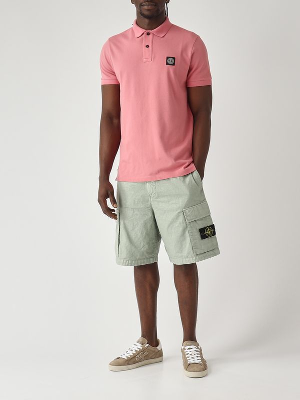 2. Men's polo shirt in stretch organic cotton piqué Oleander Stone Island l1s152200008s0017